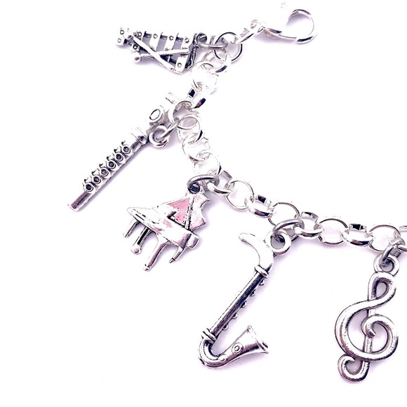 Orchestra Charm Bracelet Classical Musical Instruments - Picture 3 of 9